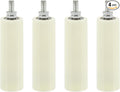 PATIKIL 5.9" x 2" Slide Gate Guide Roller, 2Set Adjustable Nylon Rollers for Sliding Rolling Gate of Balconies Bedrooms Bathrooms Shops Industry, White
