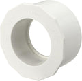 1Pcs 3" x 2" PVC Reducer Bushing Fitting, SCH40 (Socket x Socket) Furniture Grade PVC Pipe Fitting, Reducer Bush Adapter for Home Sewer Plumbing, Industrial, Pipe Connection, White