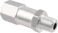 Yoebor 304 Stainless Steel Detachable Check Valve 3/8" NPT Male (Inlet) x 3/8" NPT Female (Outlet) One Way Non-Return Valve for Water Oil Gas, 1pc