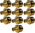 XFITTING 3/4 inch Pex x 1 inch Male NPT Adapter, 24-4-7=10X, 10 Pieces