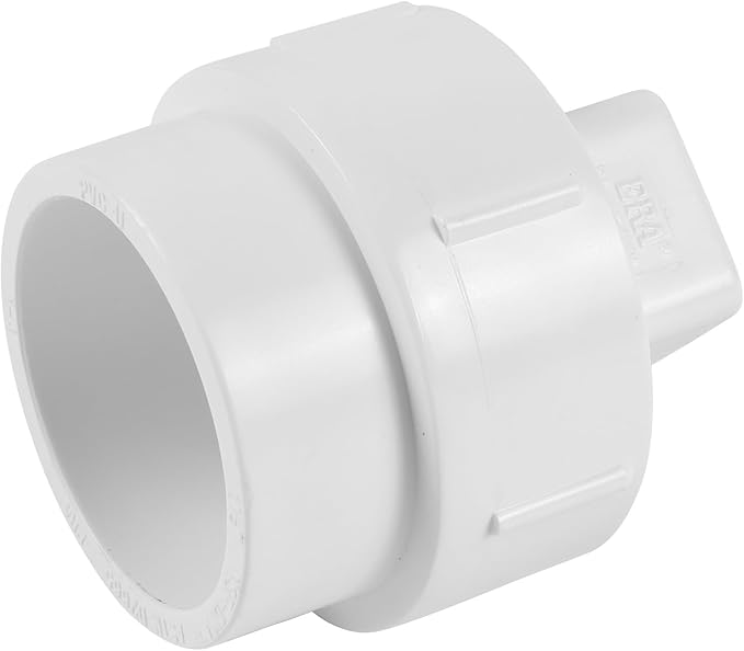 10-Pack EFIELD 1-1/2“ PVC DWV Fitting Cleanout Adapter w/C.O Plug (SPG x FPT)