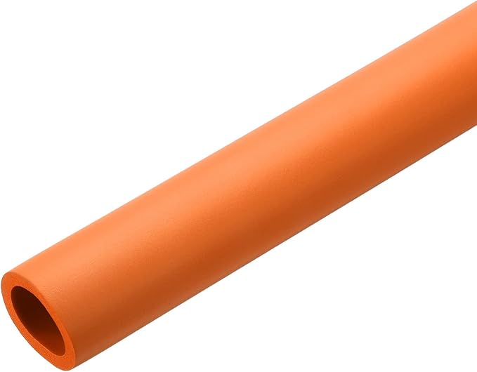 uxcell Foam Tubing for Handle Grip Support, Pipe Insulation Outside Pipe Lagging, 25mm(1") ID 33.5mm(1 5/16") OD 1m Orange