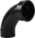EFIELD 3 in. ABS DWV 90-Degree Hub x Spigot Long Sweep Street Elbow Fitting (1/4 Bend)