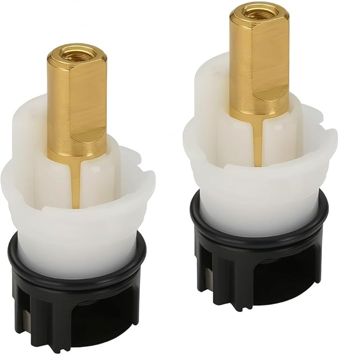 (2 Pack) RP24096 Faucet Stem Assembly Repair Kit – Compatible with Delta Two-Handle Lavatory Faucets, Centerset & Widespread – Replacement Cartridge for Bathroom Sink