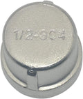 1/2" 0.5" Cap,NPT Female Threaded Cast Pipe Fitting,Stainless Steel 304