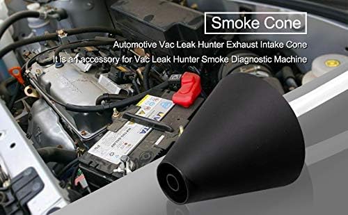 Exhaust Cone, Smoke Machine Leak Detector Exhaust Intake Boot Adapter Diagnostics for Automotive Smoke Testers