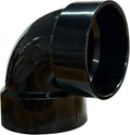 LESSO 4" Elbow ABS Pipe, 90 Degree ABS Fittings Vent Ell Pipe Fittings For Duct Reducer Connection of Drainage Dystem Connects Drainage System Components(SCH40 Black)