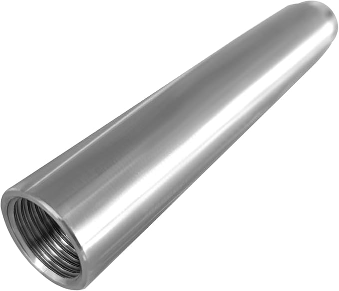 Beduan Stainless Steel Pipe Fittings, 1/2" NPT Male x 1/2" NPT Female Threaded, 6" Length Nipple Cast Pipe