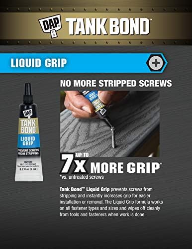 7079800177 Tank Bond Liquid Grip, Clear (Pack of 2)