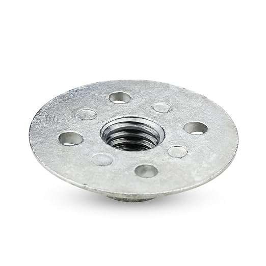 BHA Angle Grinder Ribbed Backing Pad for Resin Fiber Disc, 7" x 5/8" x 11