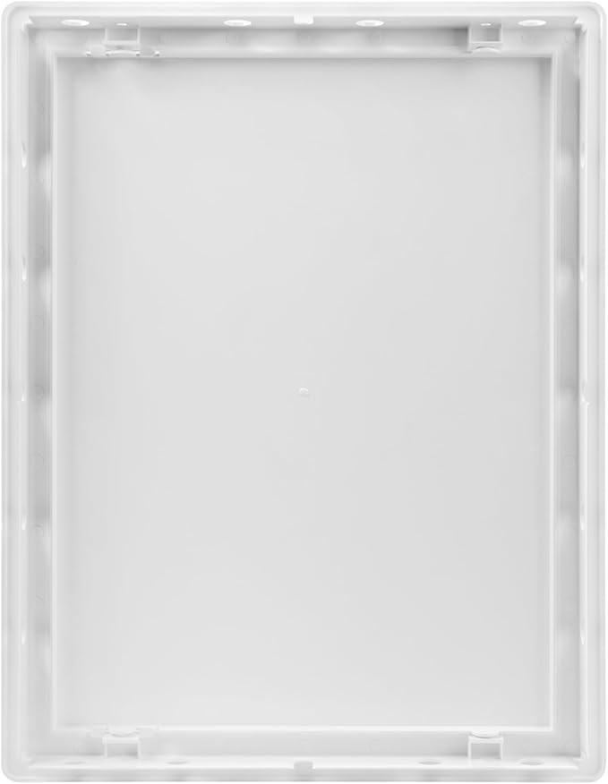 10x13 Inch White Access Panel – ABS Plastic Rectangular Wall & Ceiling Access Door for Plumbing Electrical HVAC – Easy Install Indoor Panel for Drywall Home Improvement and Maintenance