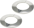 Wall Split Flange, Stainless Steel Round Escutcheon Plate for 3.18"/81mm Diameter Pipe, Pack of 2