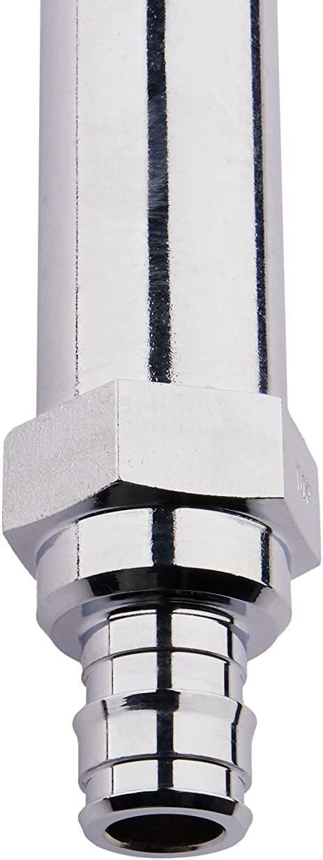 EFIELD 8-inch Anti-Siphon Frost Free Sillcock, 1/2 inch Pex-A Expansion Connection X 3/4 inch Hose Bibb, Chrome Plated Brass Body,(SILLCOCK010),(SILLCOCK010)