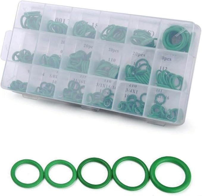 FABULETTA 270 Pieces O Ring Kit HNBR O-Ring Gasket Assortment Set Rubber Seals Gasket for Car Repair, Plumbing, Air or Gas Connections