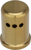 Akicon Brushed Gold Brass Finish Kitchen Dishwasher Air Gap Cap, brass Air Gap Cover