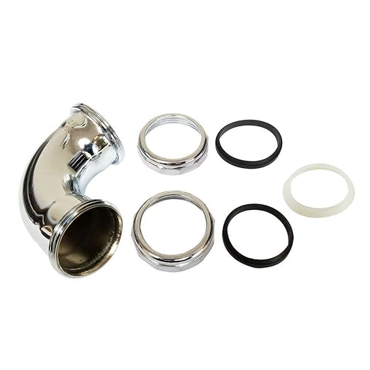 Replacement 1-1/2 Inch Chrome Plated Brass Slip Joint 90 Degree Elbow with Nuts and Washers for Thrifco Plumbing 4400260