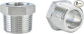 Joywayus Stainless Steel Hex Head Bushing Reducer Pipe Fitting 3/4 NPT Male × 1/4 NPT Female (Pack of 2)