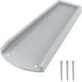 Splash Blocks for Gutters Downspouts, 24" Downspout Extensions for Rain Water Drainage, Thickened Gutter Splash Guard with Fixing Piles(1 Pack, Gray)