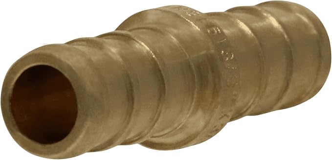 XFITTING Pex 3/8 Inch x 3/8 Inch Pex Coupling, 25-5-5=25XX, 25 Pieces