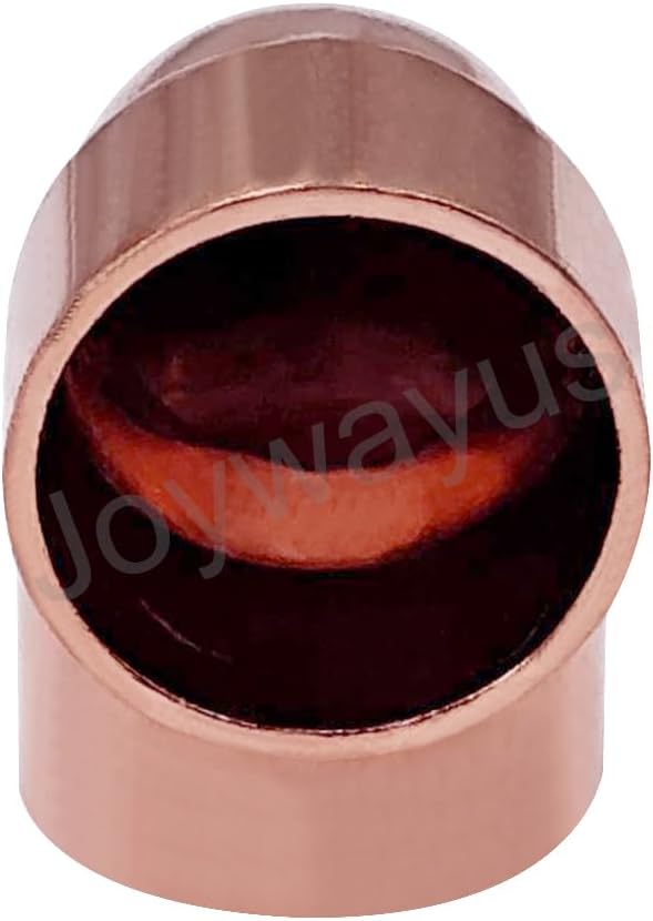 Joywayus 10PCS 1/2" Copper 90 Degree Elbow Coupling Sweat Solder Pipe Fitting Pressure Plumbing Solder Connection