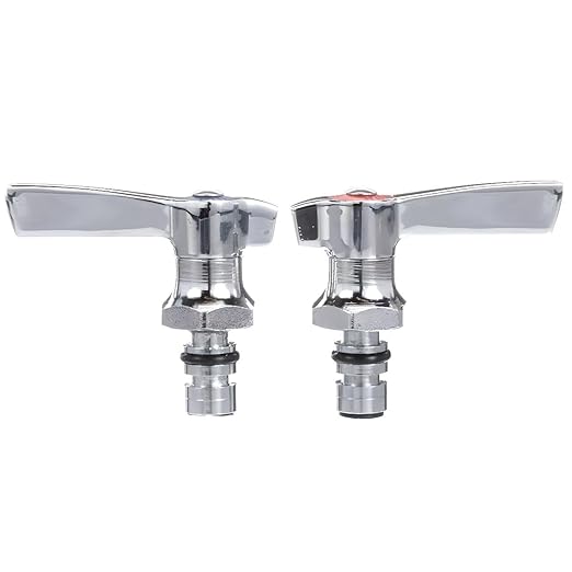 Component Hardware Top-Line KL13-0010 Old Style Low Lead KL13 Series Repair Kit for Compression Valve Includes: Hot and Cold Valve and Handles Repair Kit