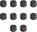 GeilSpace Cap, Malleable Iron Pipe Fittings - Vintage DIY Industrial Shelving, Industrial Decor, Furniture DIY (3/4", Grey)