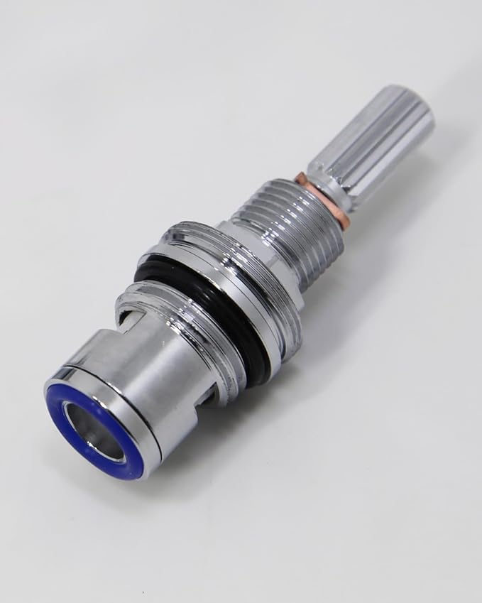 1-001 & 1-002 Ceramic Valve Set，Chrome & Lead-Free Copper, Replacement Newport Hot and Cold Widespread Cartridge