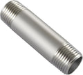 Beduan Stainless Steel Pipe Fittings, 3/4" NPT x 3/4" NPT Male Threaded, 4" Length Nipple Cast Pipe