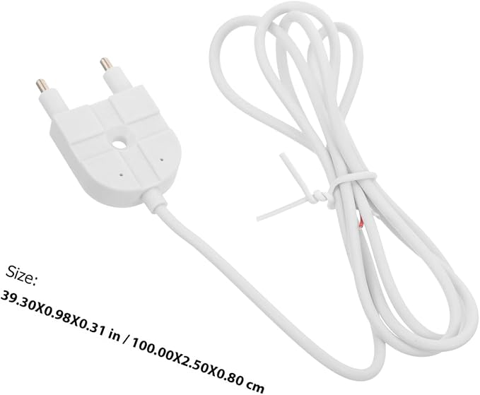 Water Leak Sensor Probe with 1M Stainless Steel Electrode Reusable Water Detection Probe for Home Leak Alarm Parts for Kitchen Bathroom Basement