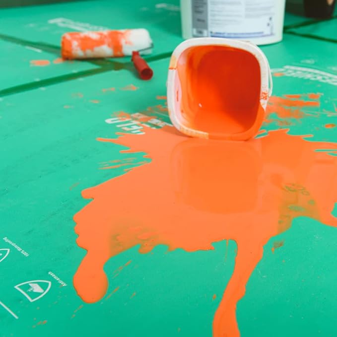 39" x 100' Heavy-Duty Temporary Floor Protection for Construction & Renovation, Green, Surface Protection Film for Hardwood Floors, Tile&Hard Paint Protection. (M-220G 39" x 100')