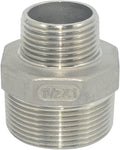 1-1/2" x 1" Male Threaded Reducing Nipple Fitting/Adapter,Stainless Steel SS304 NPT Pipe Hex Reducer