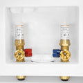EFIELD Washing Machine Outlet Box with Center Drain 1/2-inch Push-Fit with Water Hammer Arrestor,(WM015)