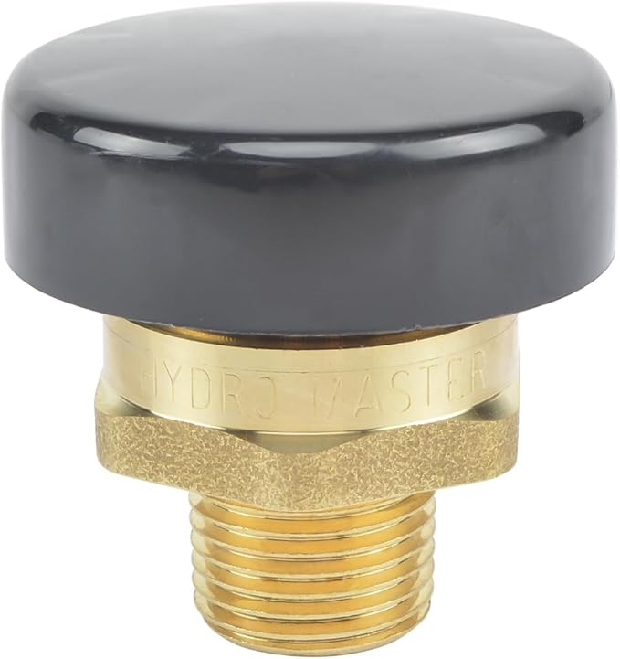 HYDRO MSATER Vacuum Relief Valve, Water Service Low Profile Vacuum Relief Valve for Water and Heater Tanks, 1/2 inch