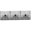 3pcs Aluminum Sander Backing Plate Replacement Pad for Drywall Sander Discs Sanding Pad Fit