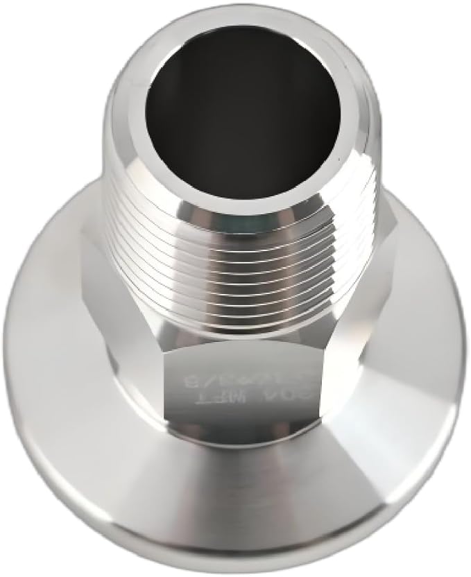 SS304 KF16 NPT Male Adaptor thread 3/8" NW16 KF Male coupling ISO-KF16 X NPT 3/8"