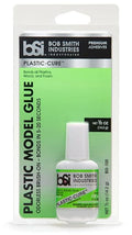 Bob Smith Industries BSI-105 Plastic-Cure™ Brush-On Odorless Foam-Safe Super Glue - Clear Cyanoacrylate Adhesive for Plastics, Foam & Crafts (0.5 oz)