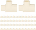 50-PACK EFIELD CPVC Tee Fittings,3/4"x3/4"x1/2" CPVC-CTS Slip Reducing Tee,(CPVC024-10-50PCS)