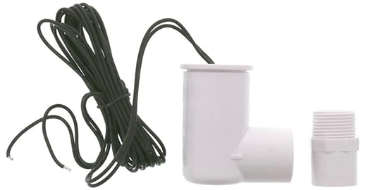 Generic SS2 Float Switch 3/4 inch L Shape This Water Float Switch is a Versatile and Reliable Device That can be Used in Various HVAC Applications and Around The House for DIY. ECWB (4 Pack), White