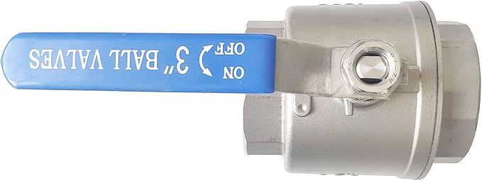 3" Full Port Ball Valves 316 Stainless Steel NPT Female Thread Ball Valve for Water, Oil, and Gas WOG1000