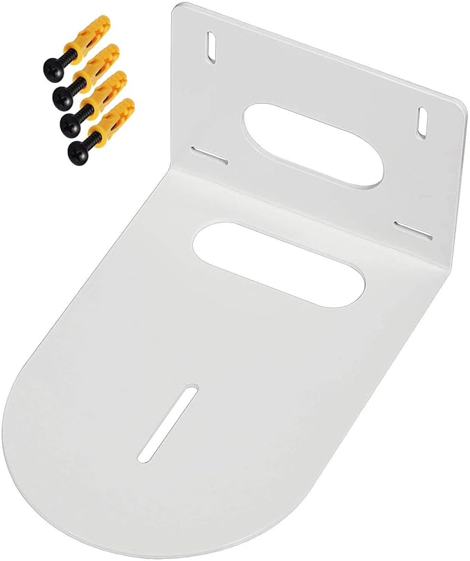 Camera Mounting Bracket Compatible with for HuddleCam, Various PTZ Cameras, Small Universal Wall Mount Bracket White Color