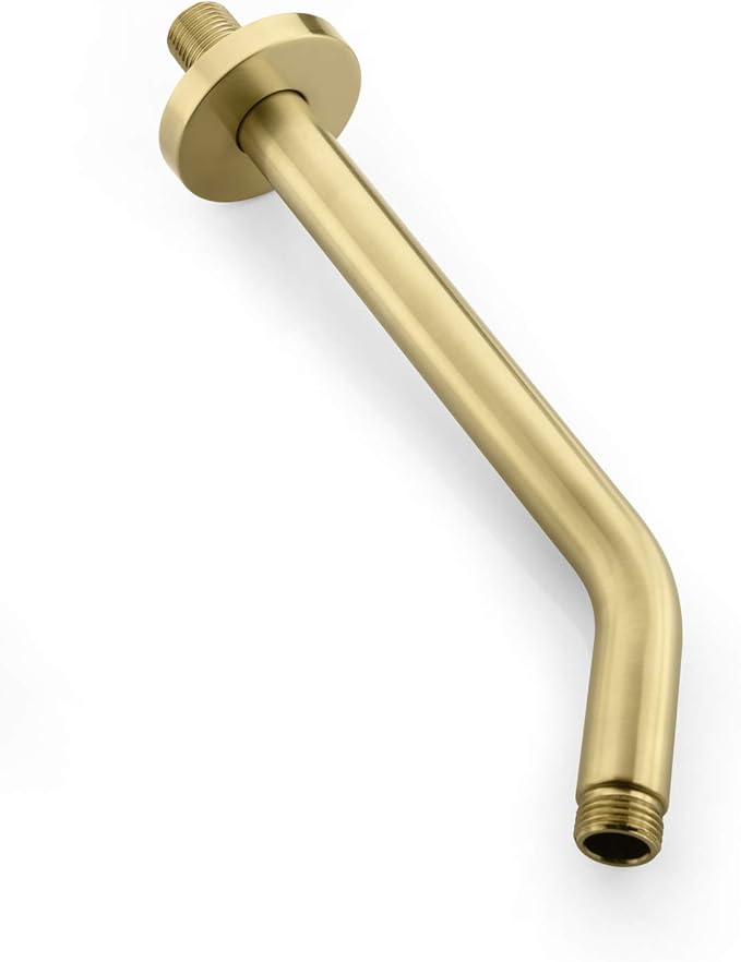 sumerain Shower and Tub Faucet Set Brushed Gold Rain Shower Faucet with Tub Spout, 8" Shower Head, High Flow