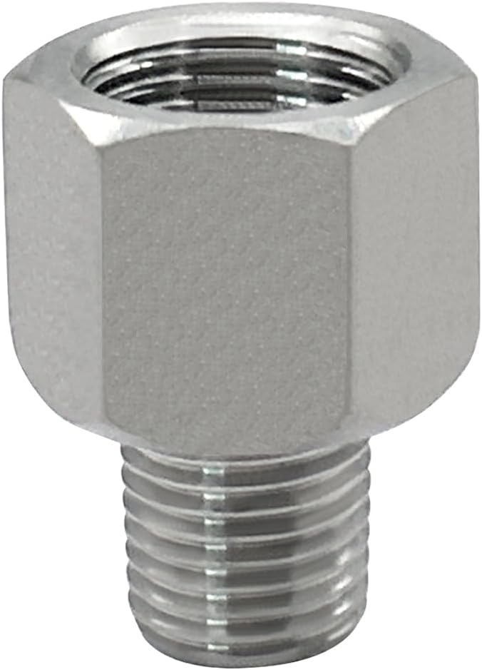 Stainless Steel Reducer Adapter 1/4" NPT Female x 1/4" NPT Male (Pack of 5)