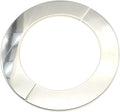 4 Pcs 4.0 Inch Wall Split Flange Stainless Steel Round Escutcheon Plate Wall-Mounted Self-Adhesive Water Pipe Cover for Water Pipe Faucet Decoration Accessories