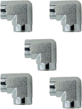 1" NPTF Female x 1" NPTF Female 90 Degree Pipe Elbow/Corner Hydraulic Fitting (5-PACK) | 5504-16-16