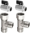 Multi Directional 3 Way Ball Valve Set For Plumbing Systems Featuring 90 Degree Lever Rotation For Water Flow Control