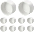 1 Pcs 3" PVC External End Cap Fitting, SCH40 Furniture Grade PVC Pipe Plug Adapter, Pipe Cover Fittings for DIY Project, Irrigation System, Plumbing Framework, Garden Structures