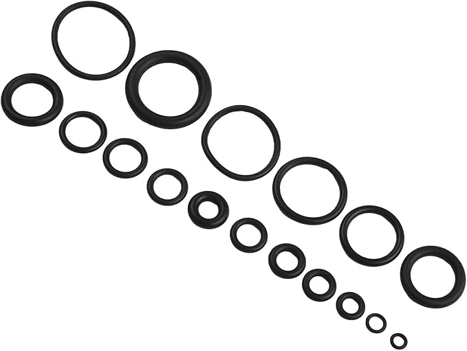 300Pcs Rubber O-Ring Assortment Kit Automotive Gasket Seal Washer Assortment for Plumbing, Faucet, Mechanic, Repairs, Air Connections