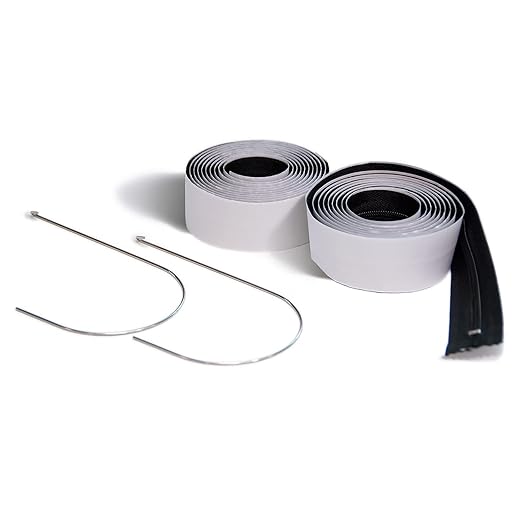 ZipWall 2-Pack Standard Zipper for Dust Barriers, AZ2 , Black