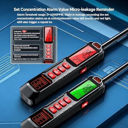 HVAC Refrigerant Leak Detector, AC Halogen Leak Detection