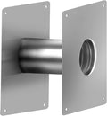 Vent Kit 3.15-inch stainless steel ventilation wall sleeve, extendable, for indoor gas tankless water heaters，for ventilation pipes under 3 inches.